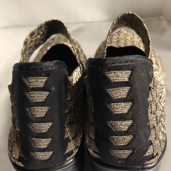 Bernie Mev Wedge Sandals Size 38 Woven Shoe Womens - Picture 5 of 16